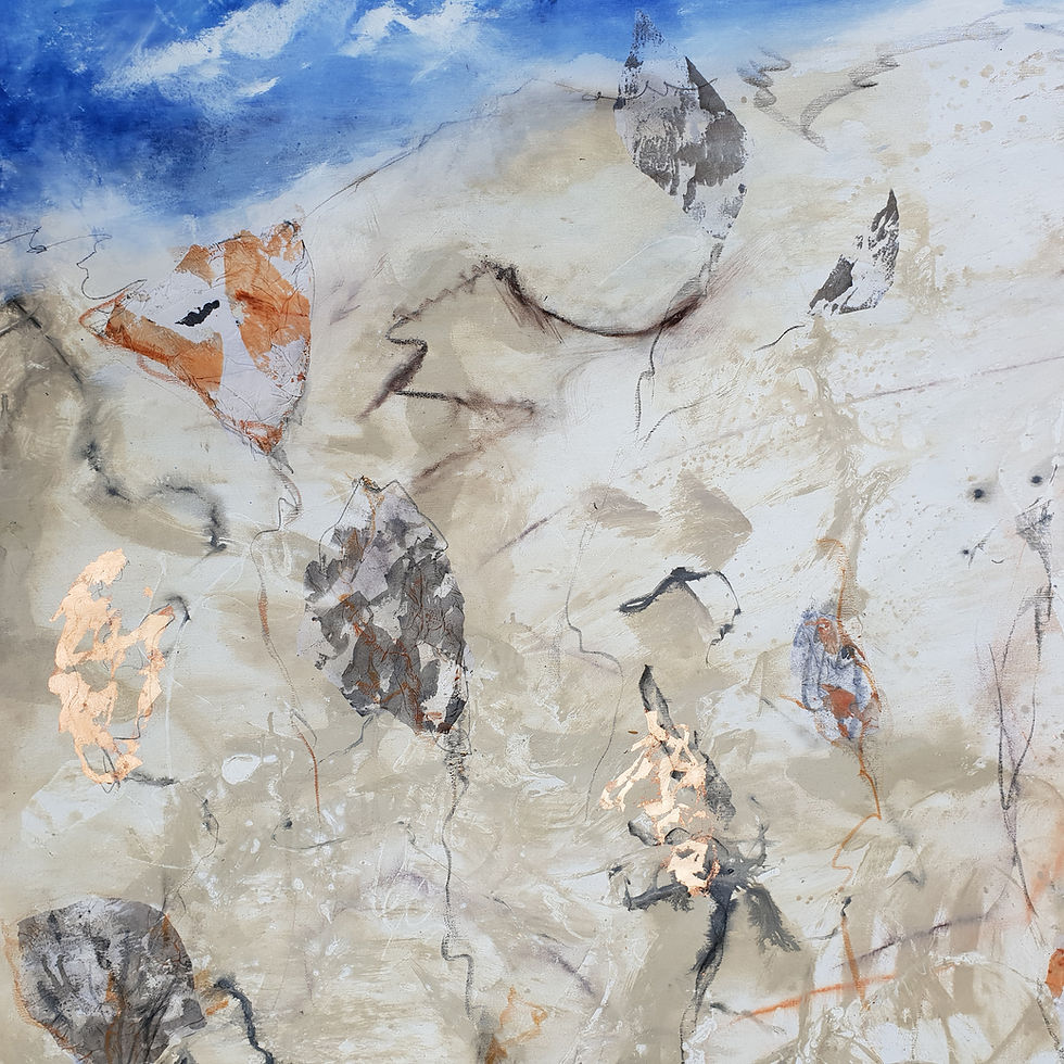Thumbnail: Singularity 1 - Wildflower Landscape Painting
