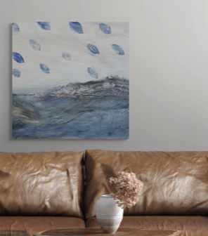 Thumbnail: Landscape Art Print - Wanderer Series - Misty Mountain 4