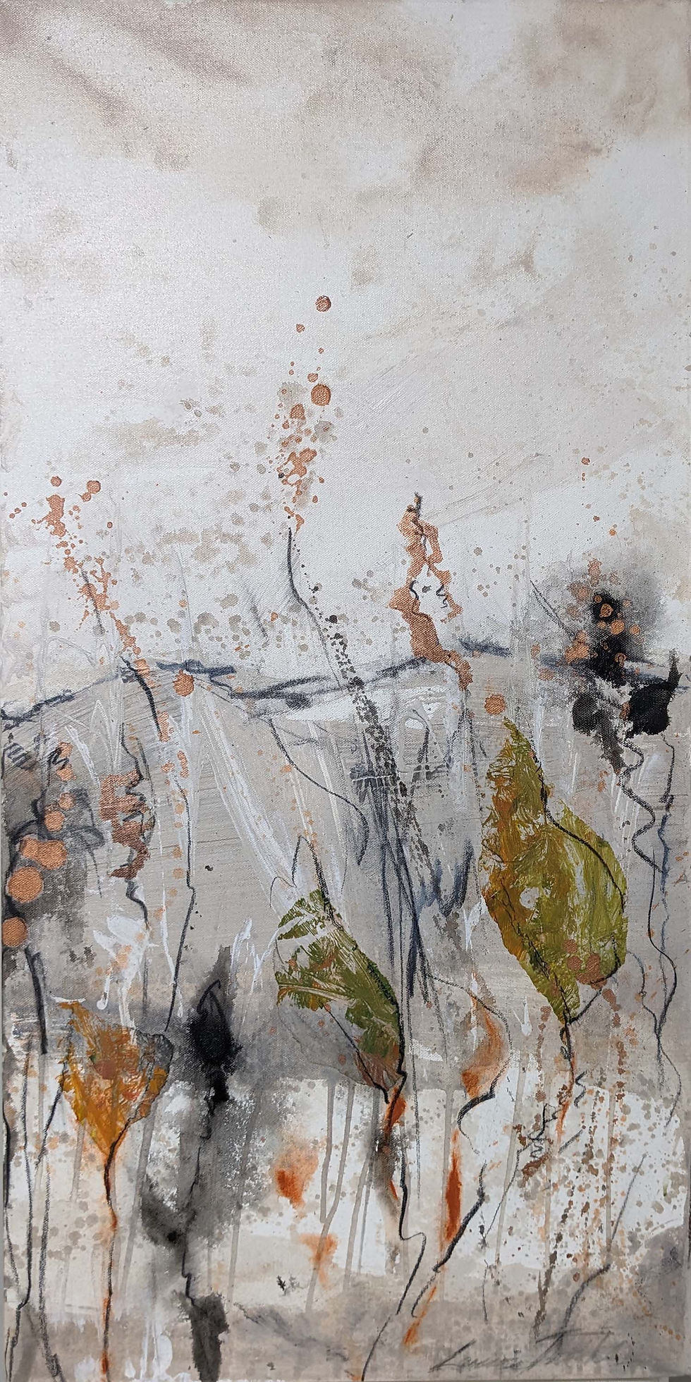 Thumbnail: Little Copper Joy - Abstract Floral