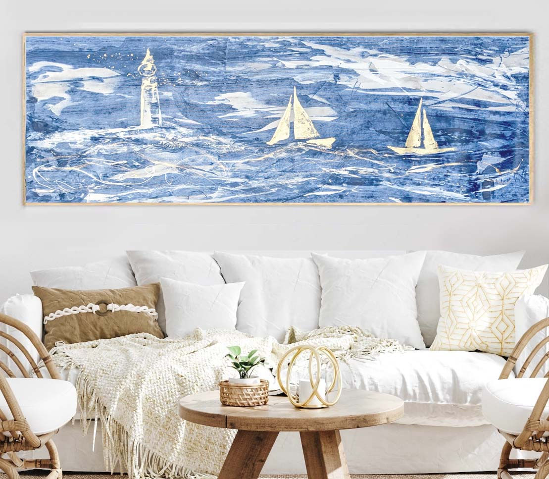 Tuhawaiki Point (Jack's Point) Lighthouse - Nautical Painting