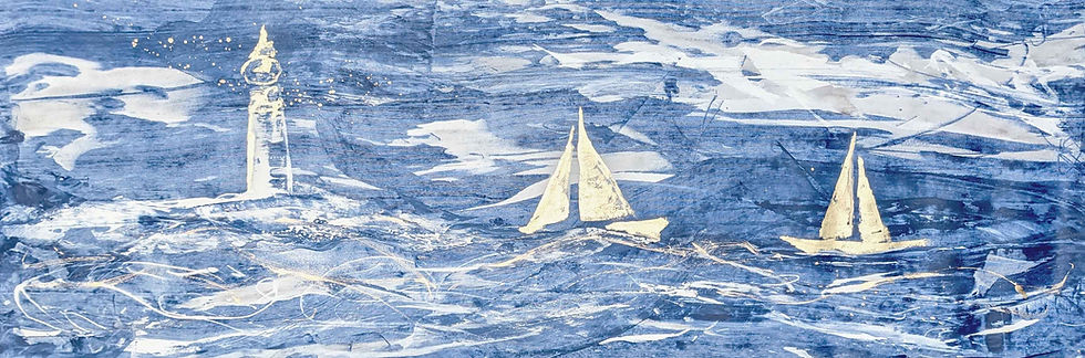 Thumbnail: Tuhawaiki Point (Jack's Point) Lighthouse - Nautical Painting