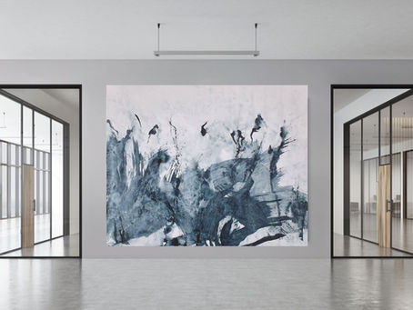 A large commission artwork in Melbourne