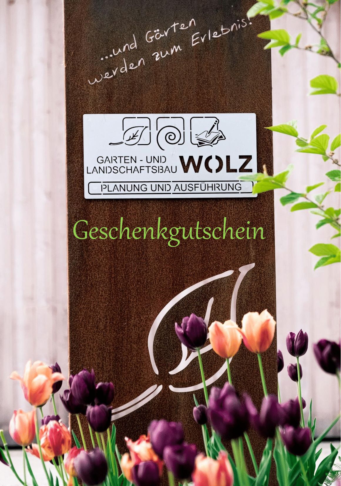 Geschenkgutschein Garten Wolz