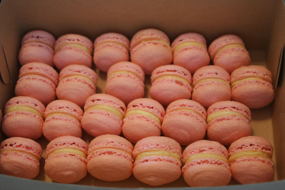 Mango Macarons
