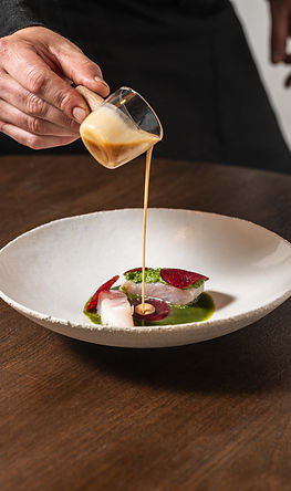 Maison Akene's Floraison Menu, a gourmet tasting menu near Dunkirk