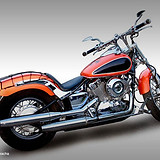 Red and Black Motorcycle 2