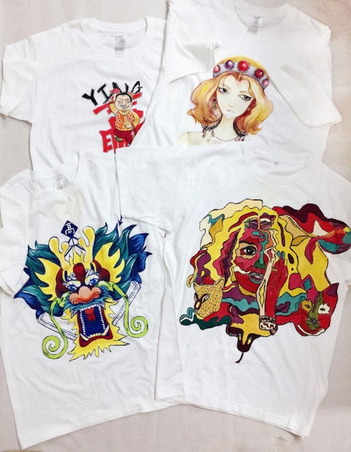 Personality Creative Hand-Painted t-Shirt