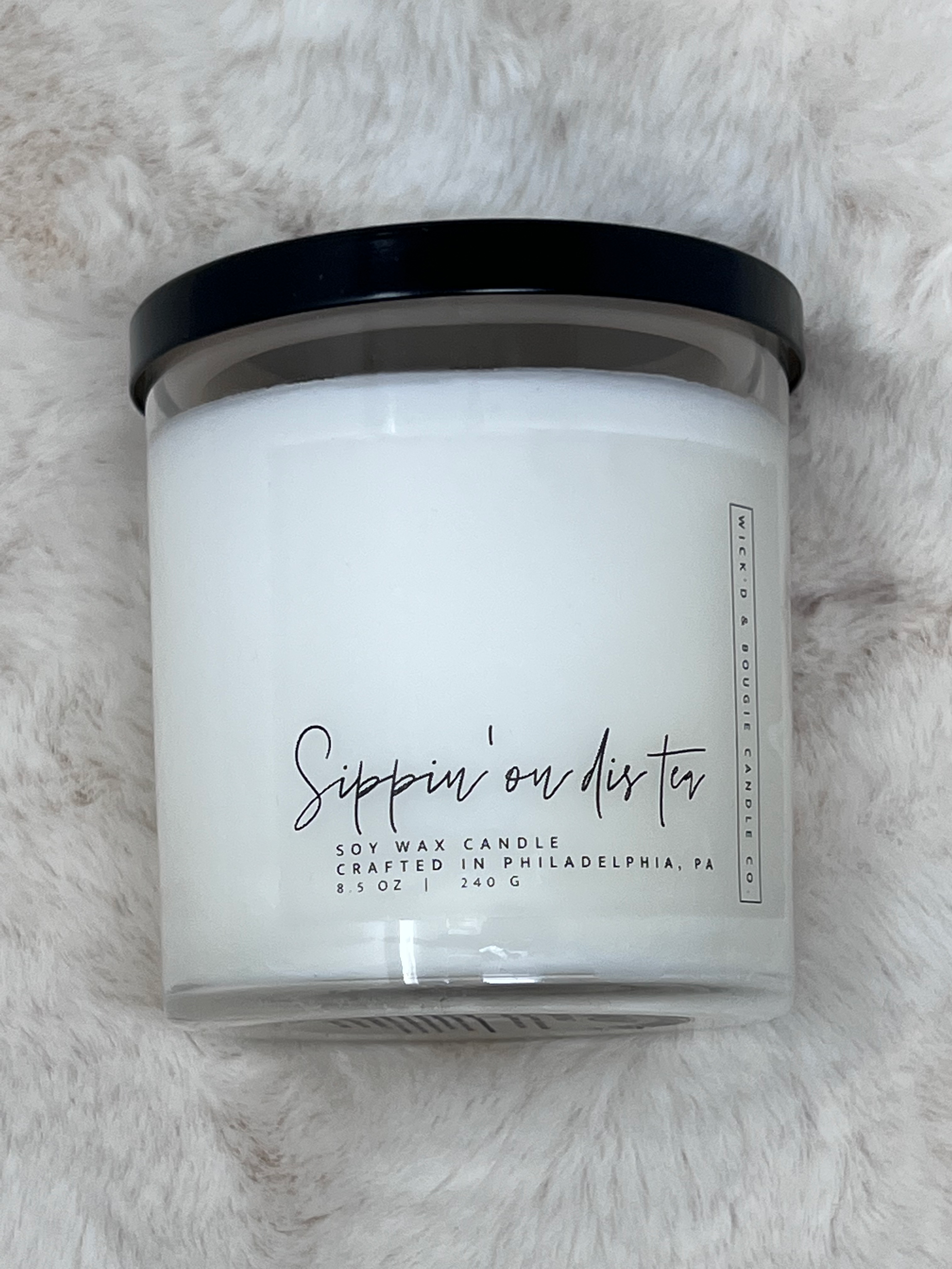 Sippin’ on dis tea Candle