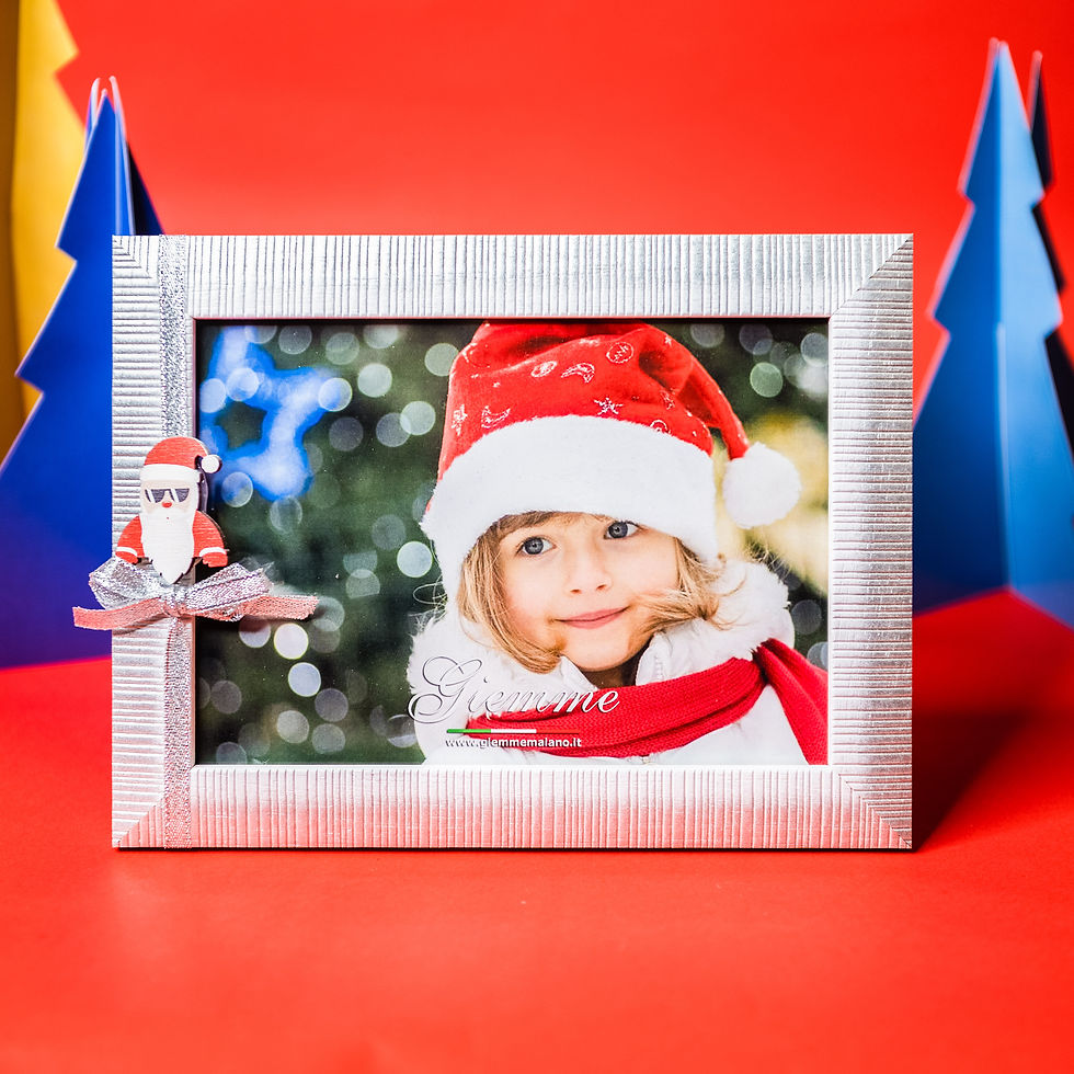 Miniatura: Cornice tavolo 13x18 con applicazione natalizia
