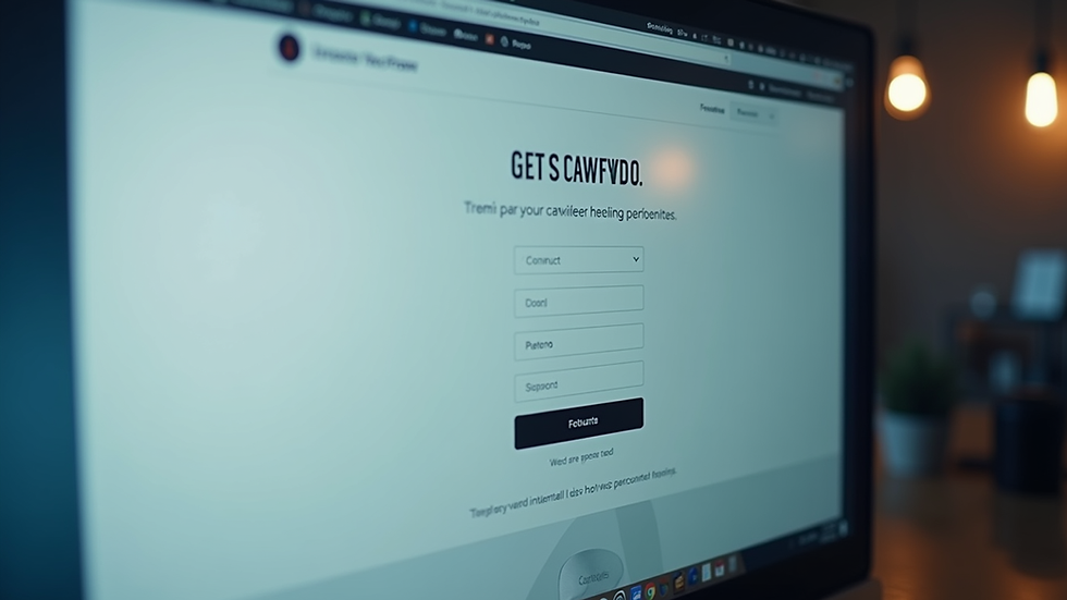 Eye-level view of a computer screen showing an online payment form
