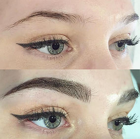 Eyebrow Microblading Before and After
