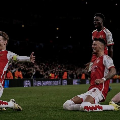 Box-to-box midfielder celebrating