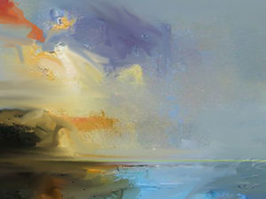 F34 COLOURED SEA AND SKY