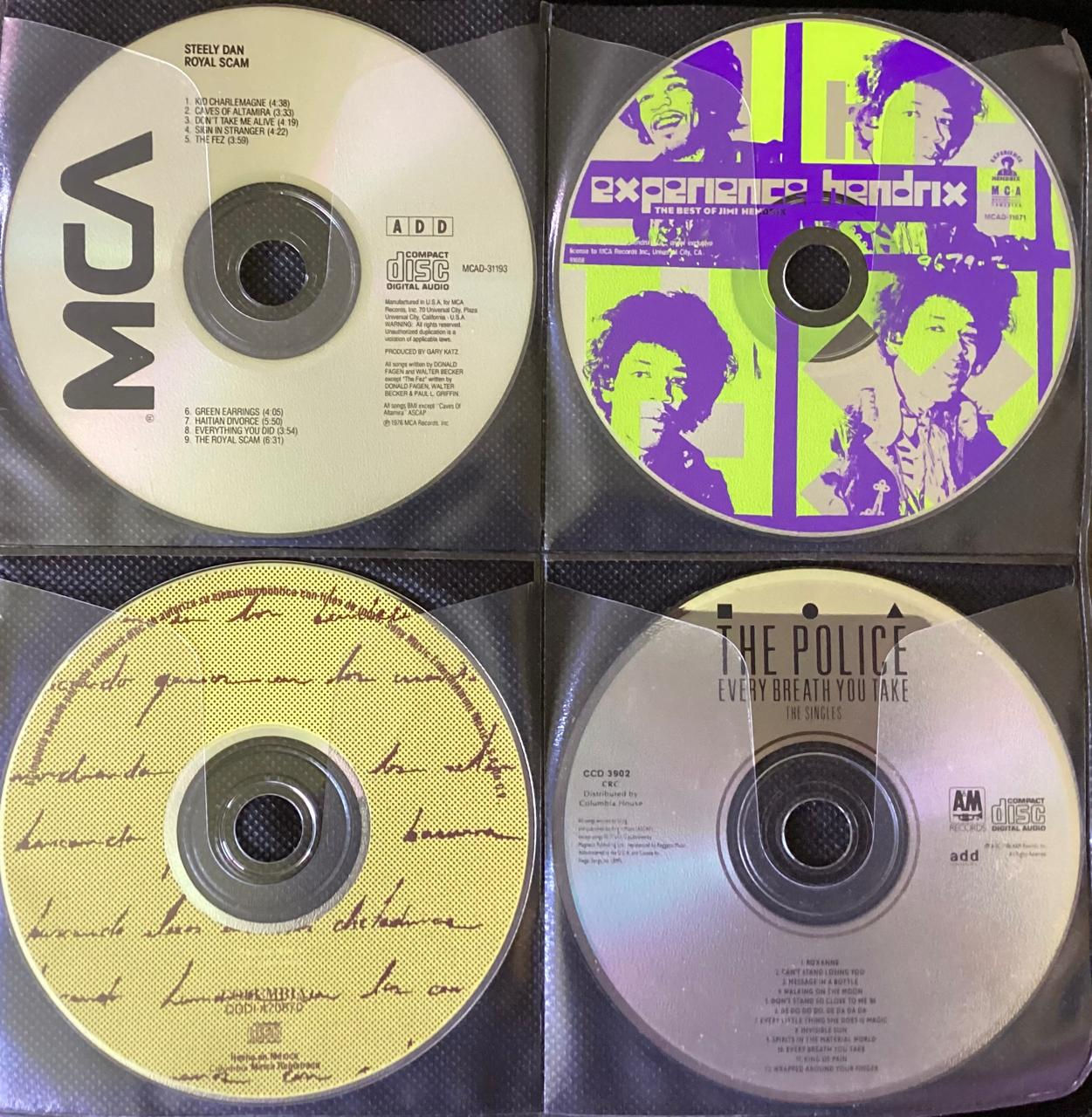 CDs Originales! Steey Dan! Jimi Hendrix! R E M! The Police!
