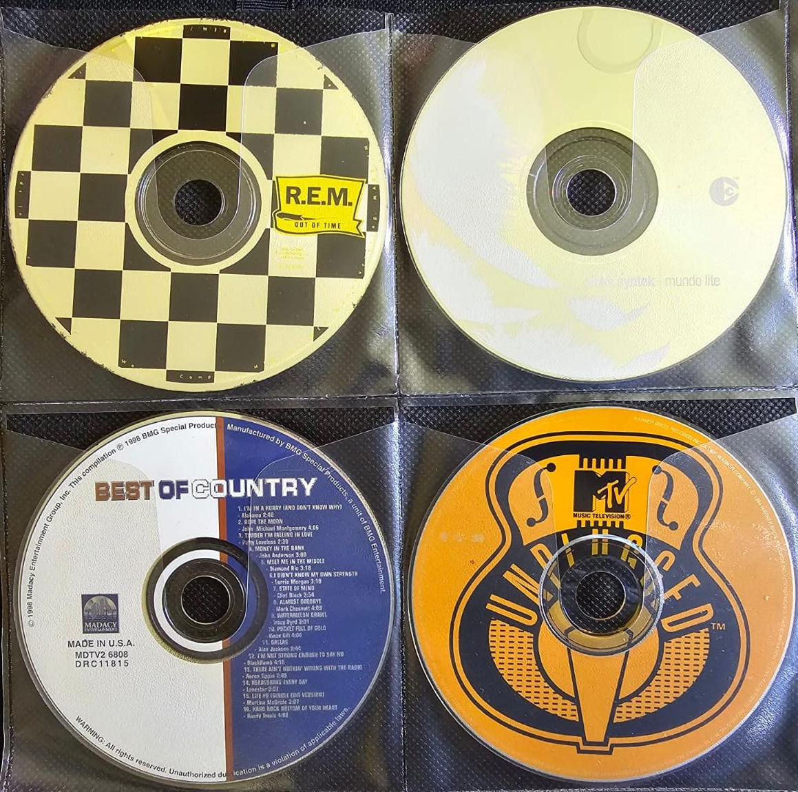 🎶 CDs Originales 💿R E M💿Aleks Syntek💿Best of Country💿MTV Unplugged!!!