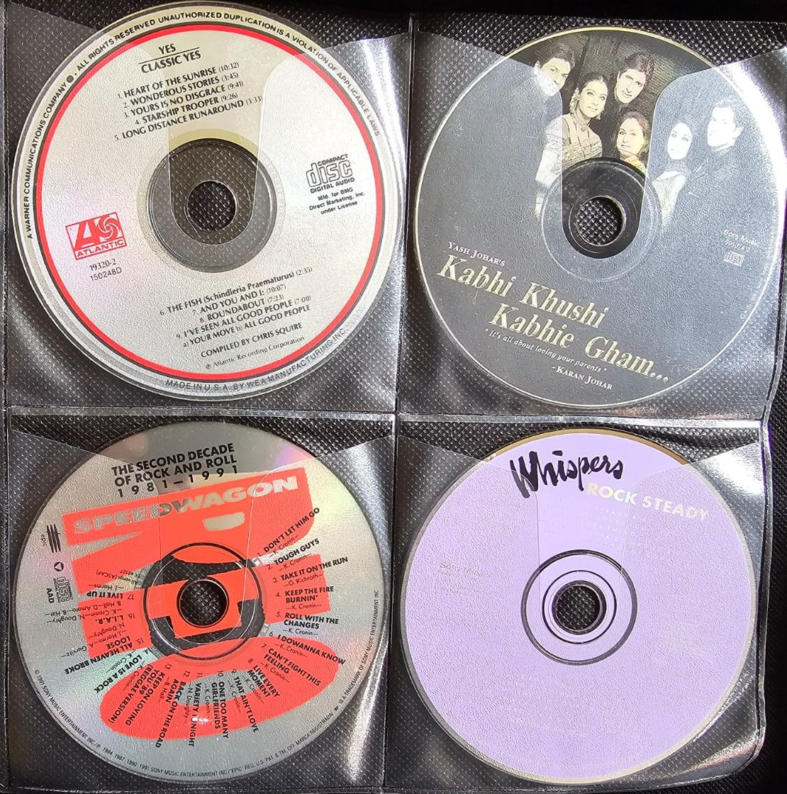 CDs YES! KABHI KHUSHI KABHI GHAM! REO SPEEDWAGON! THE WHISPERS!