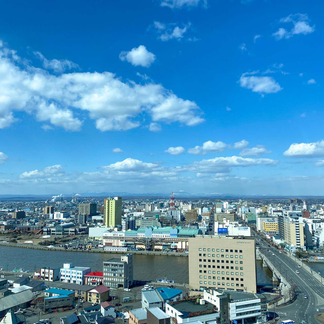 釧路市幣舞橋風景