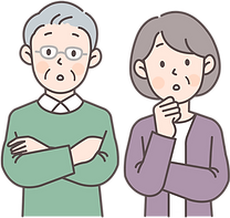 年配夫婦のイラスト