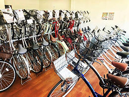 北海道旭川市・有限会社高砂輪業の自転車売り場