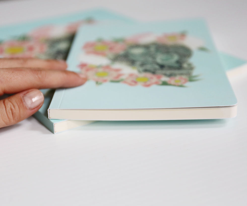 Thumbnail: FLOWERY SKULL / Notebook