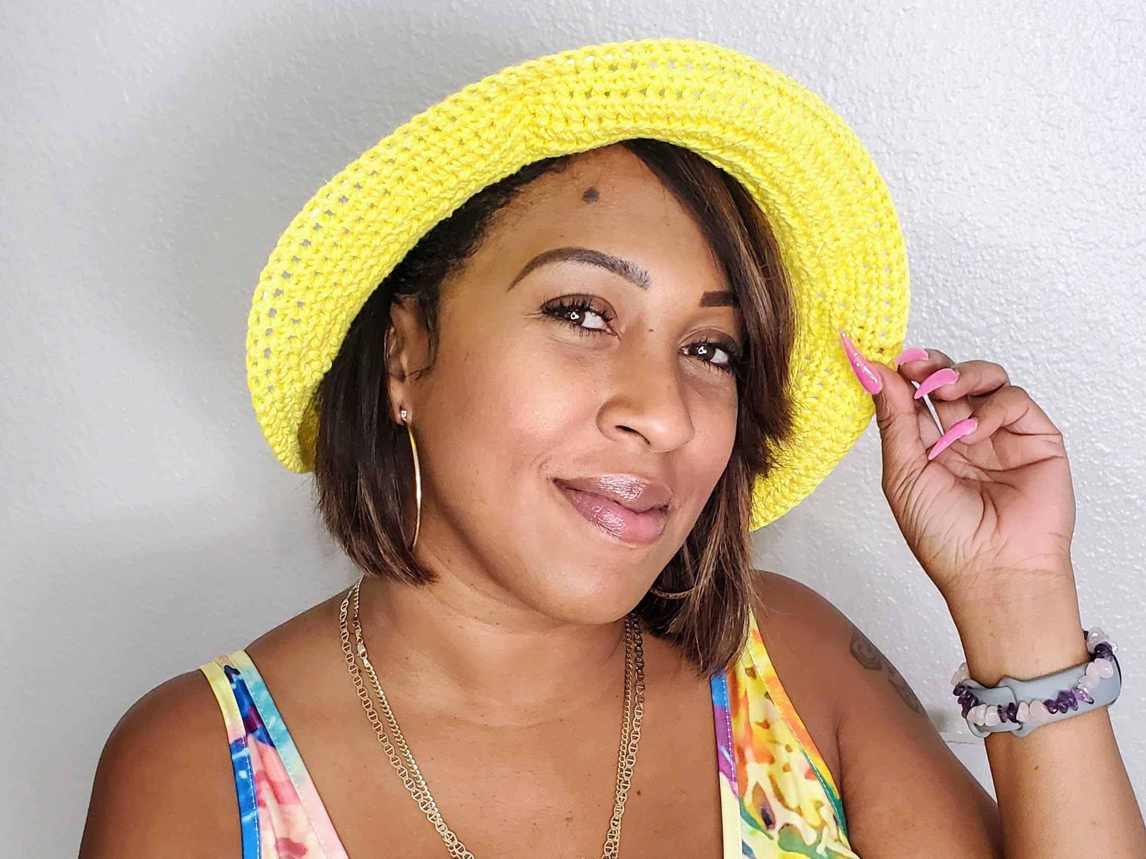 Women's Crochet Sun Hat