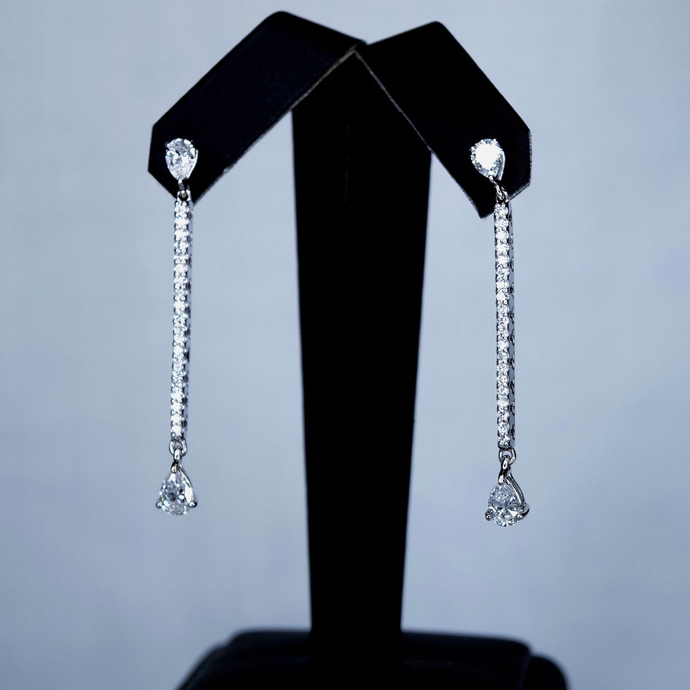 Thumbnail: Diamond Drop Earrings