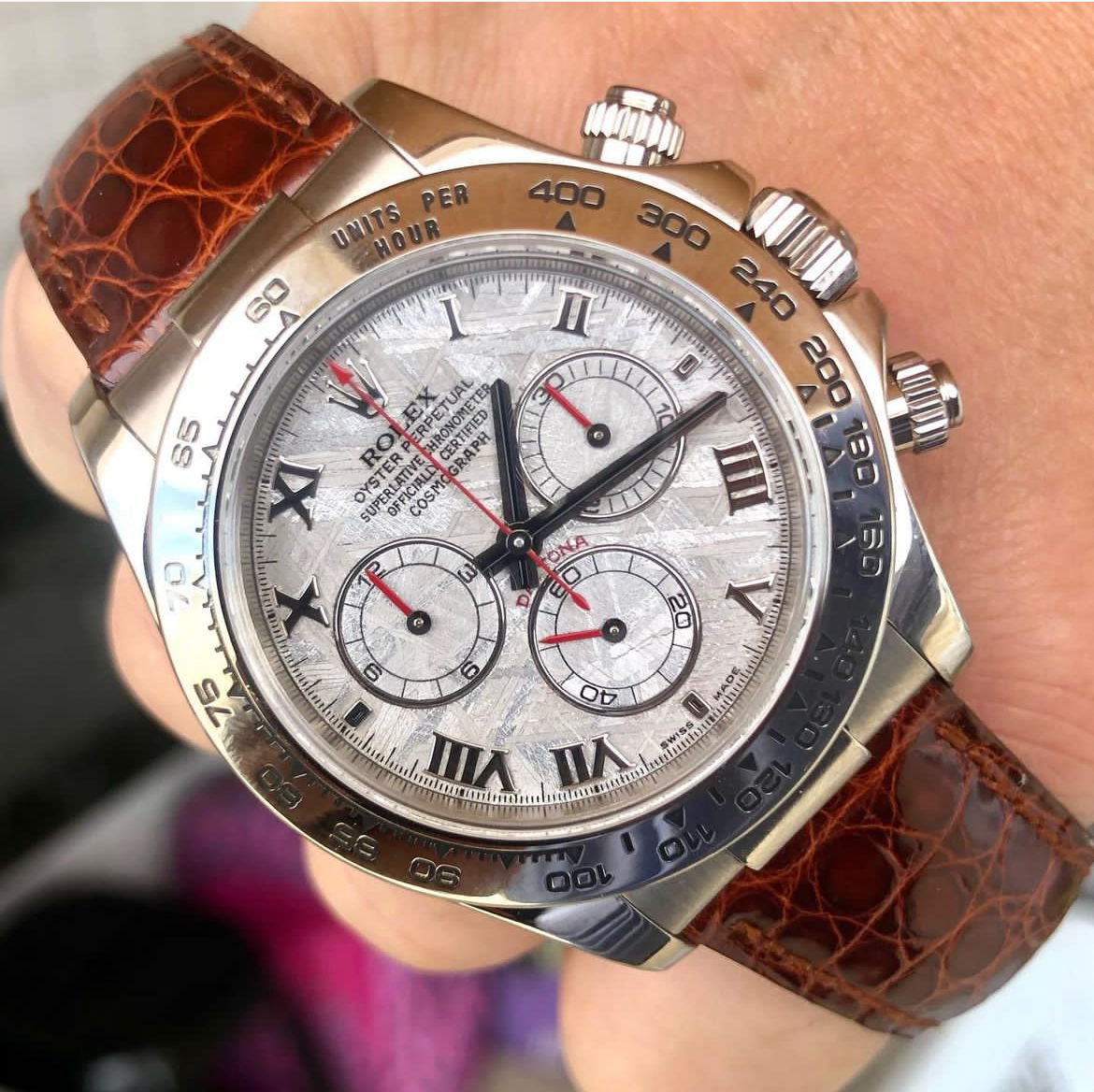 Rolex Daytona ref 116519 Meteorite dial 2005 