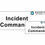 Thumbnail: Hospital/Healthcare Incident Command (HICS) Vest Title ID Inserts