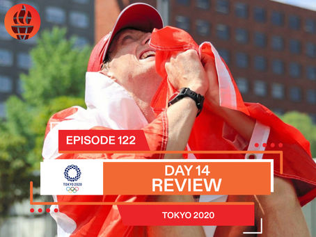 Evan Dunfee celebrates bronze in Tokyo