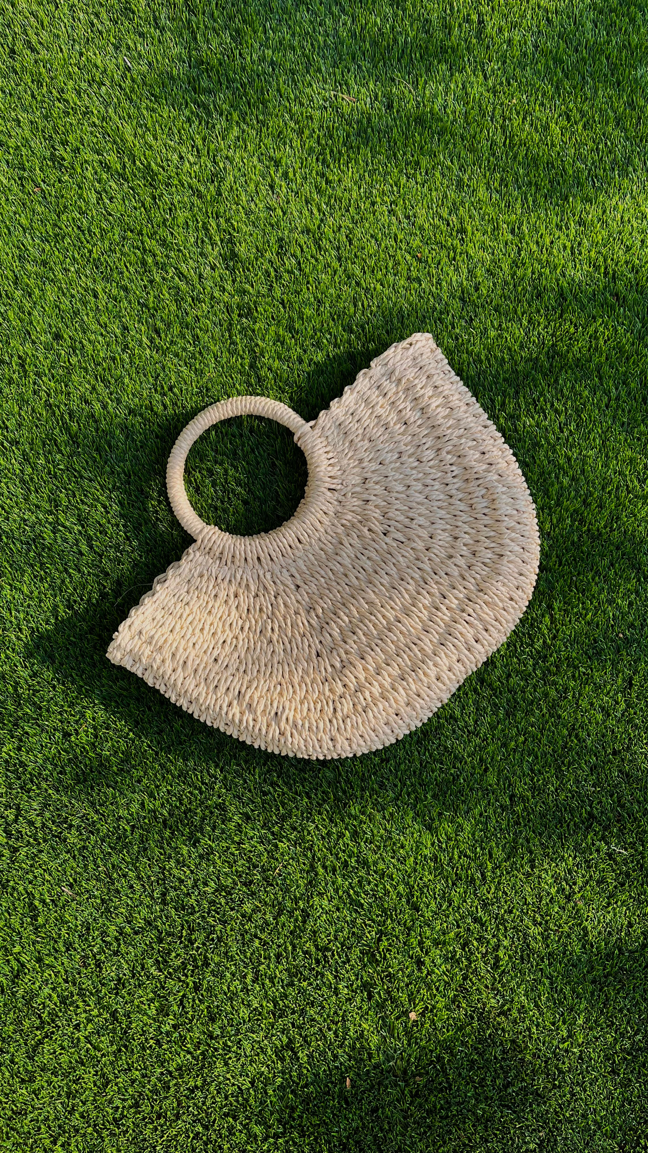 Sac en paille, sac fait main, sac à main 