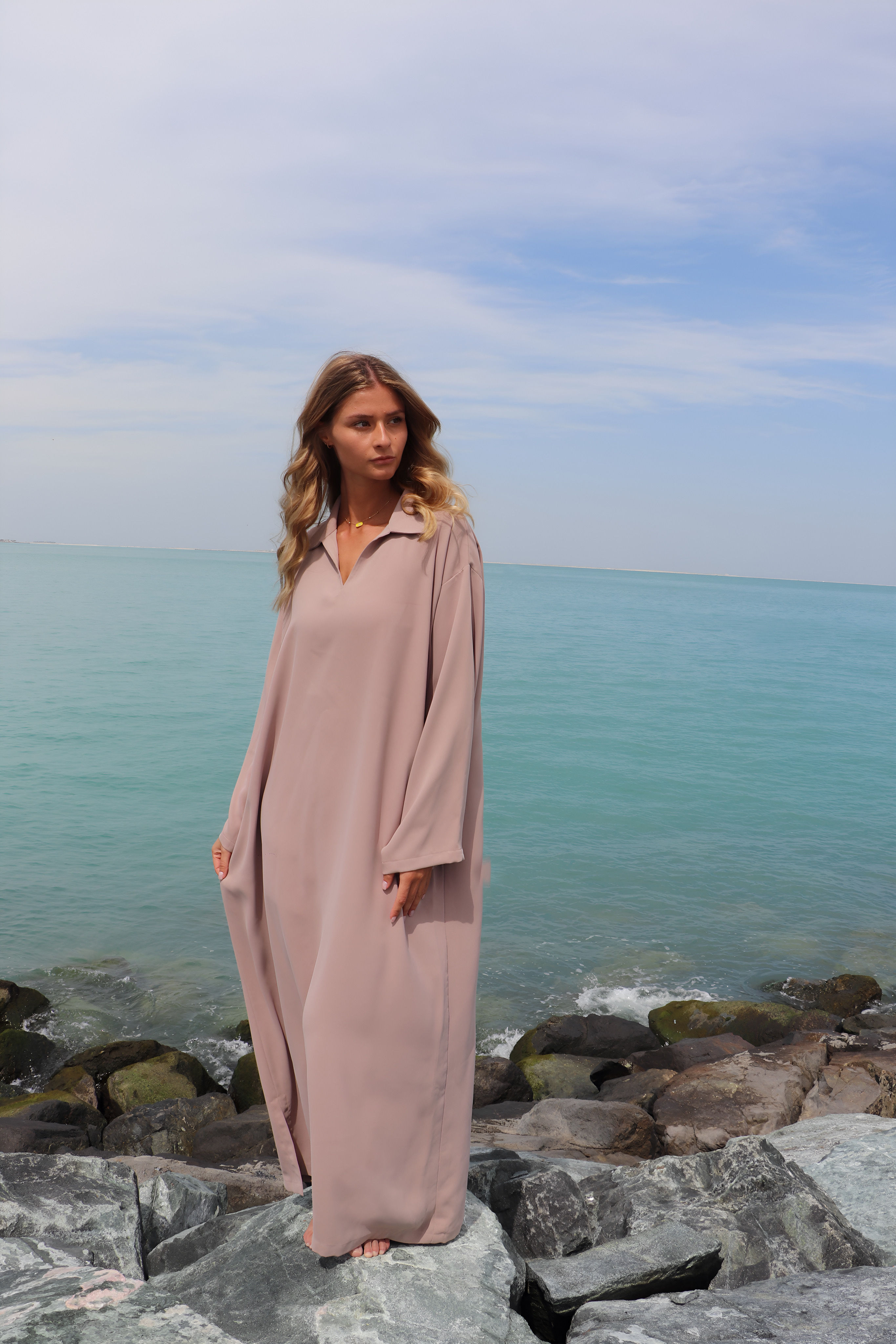 Robe, robe modest, robe longue, abaya