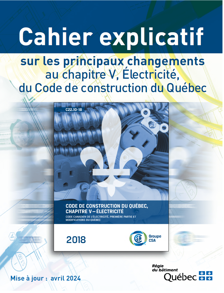 Cahier Explicatif Changement Électricité 2024