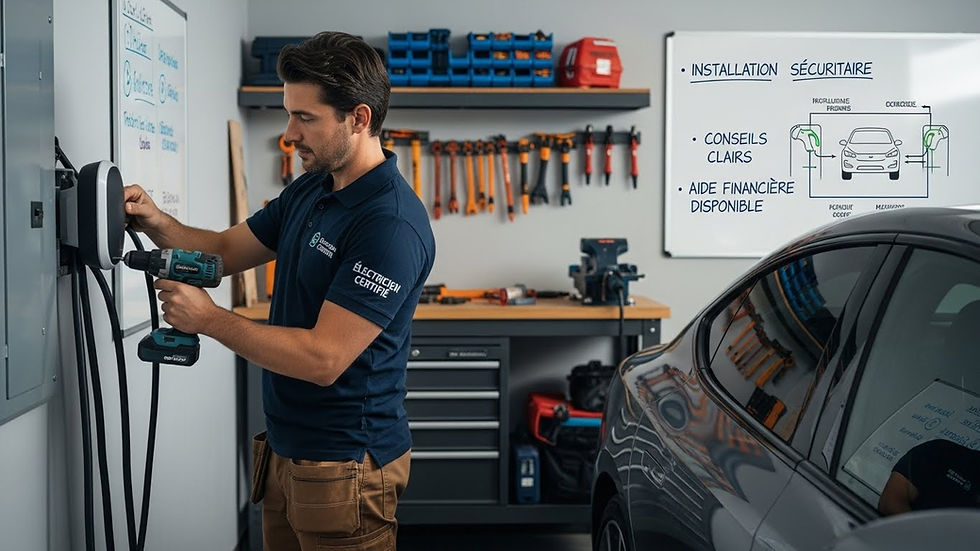 Où acheter et faire installer une borne de recharge pour voiture électrique à Longueuil