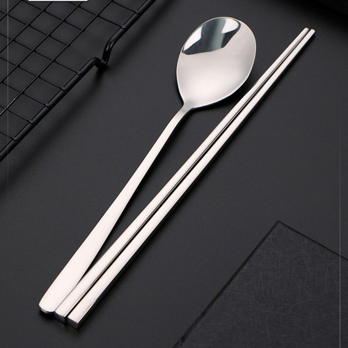Stainless Reusable Korean Chopstick and Spoon Set IMA
