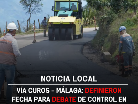 Vía Curos - Málaga: definieron fecha para debate de control en el Senado