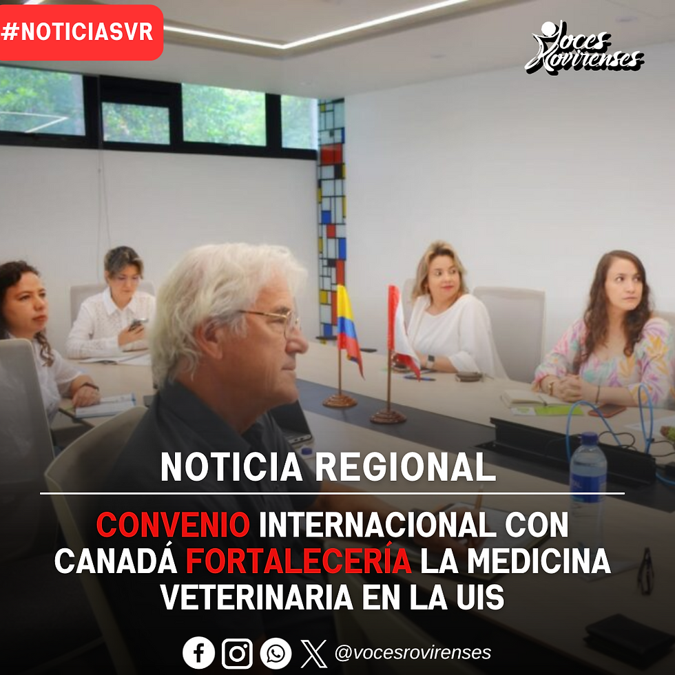 Convenio internacional con Canadá fortalecería la Medicina Veterinaria en la UIS