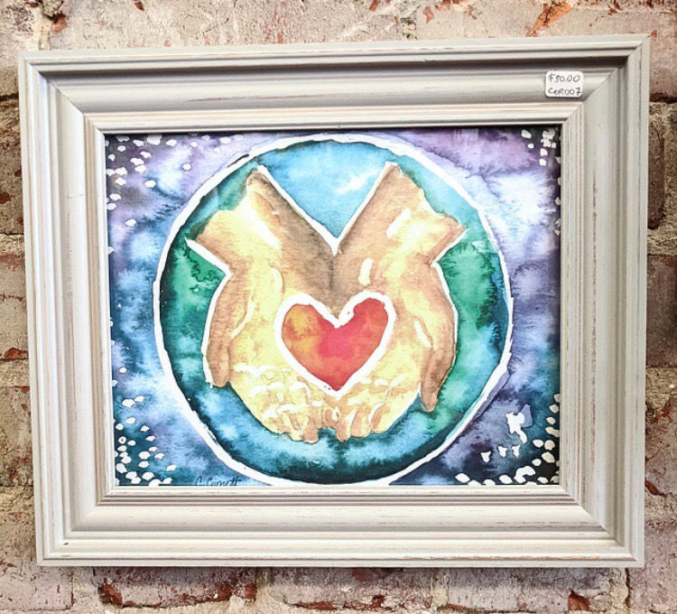 One World, Together 8” by 10” Watercolor