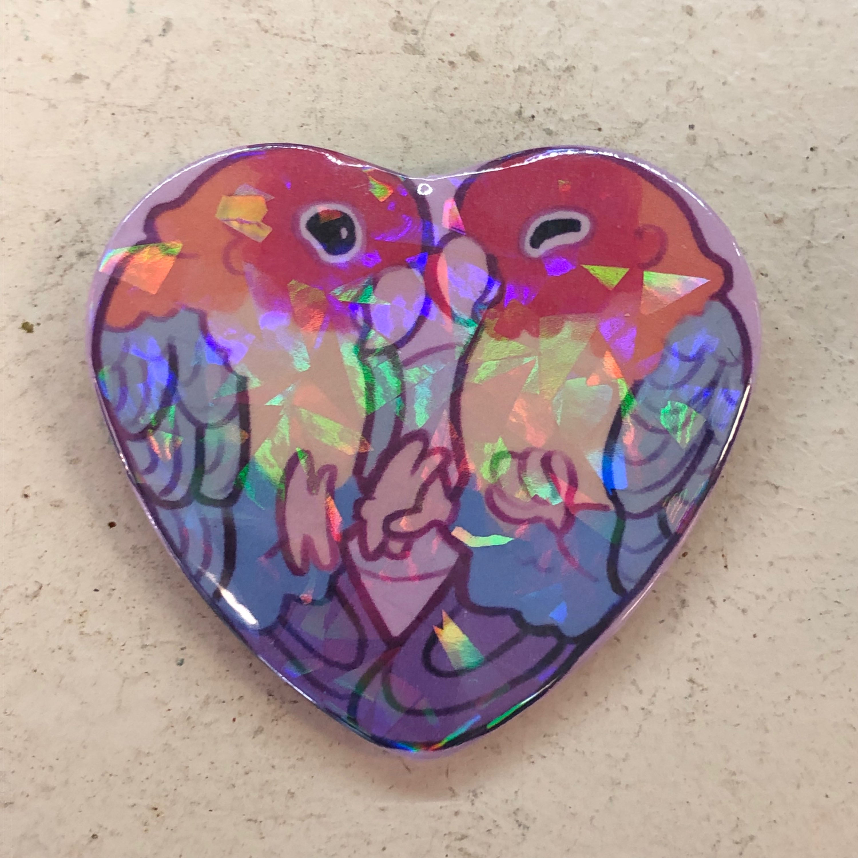 Pride Lovebird Pins