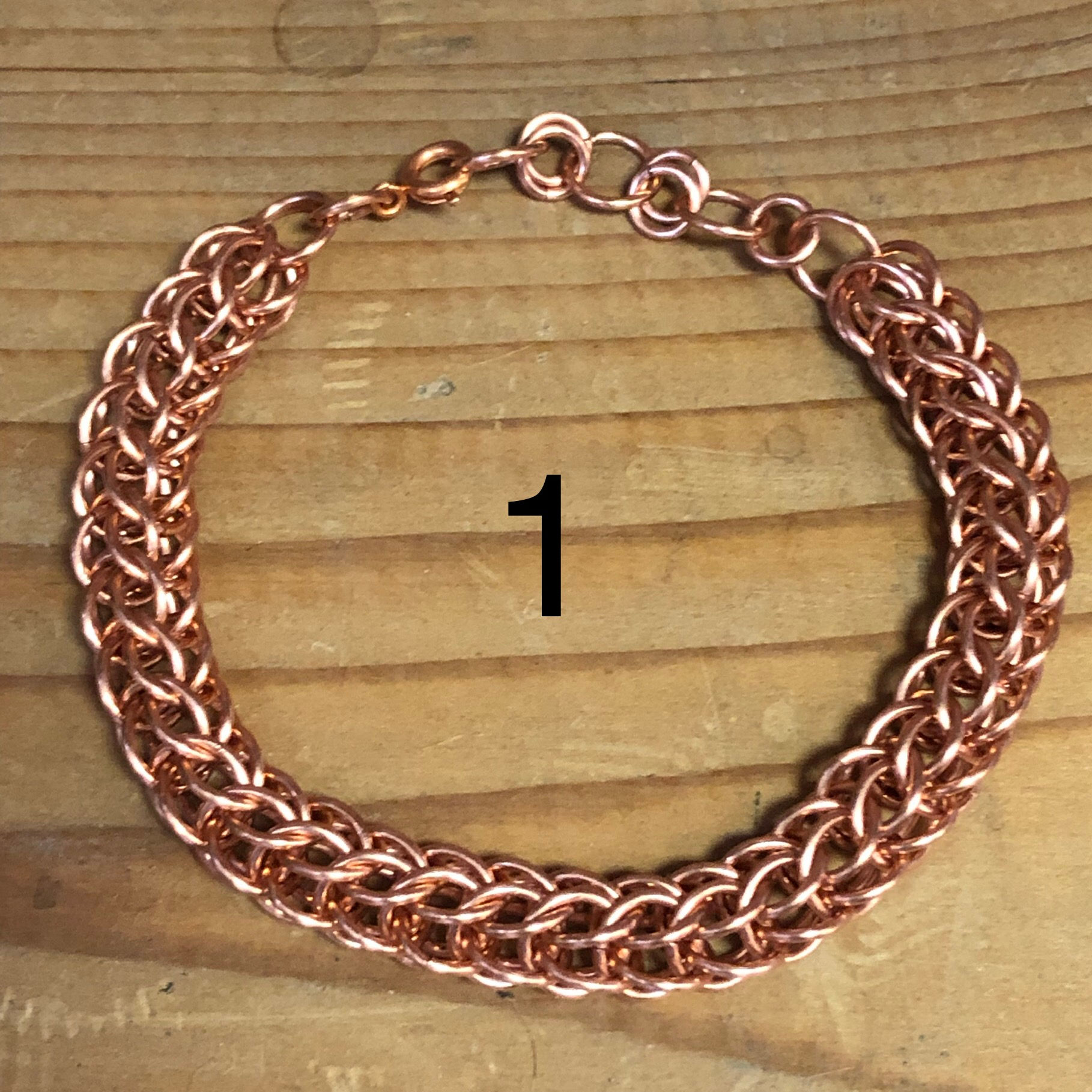 Copper Chainmaille Bracelets