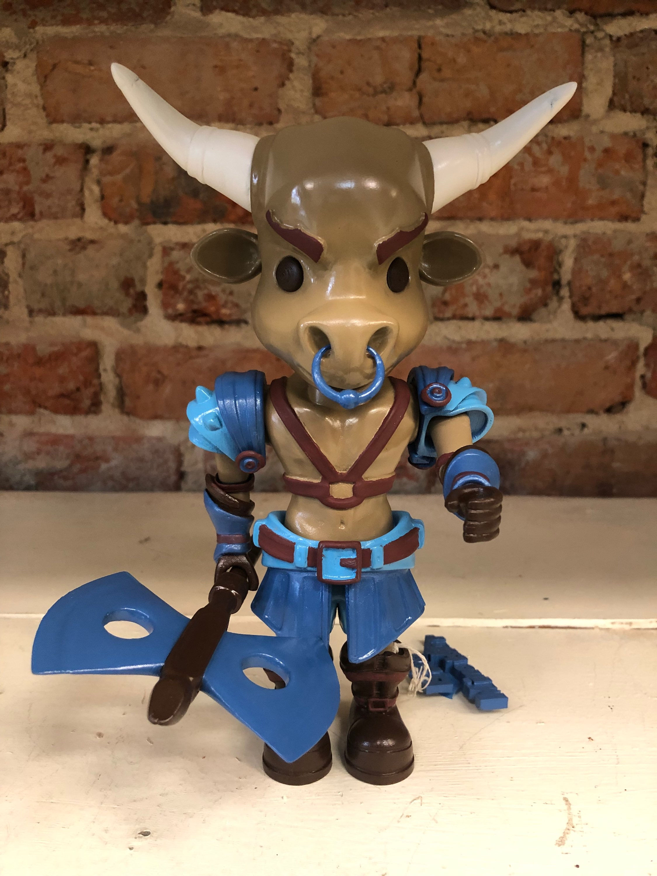 Blue the Minotaur