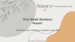 NTC One Week Workout. Repeat!