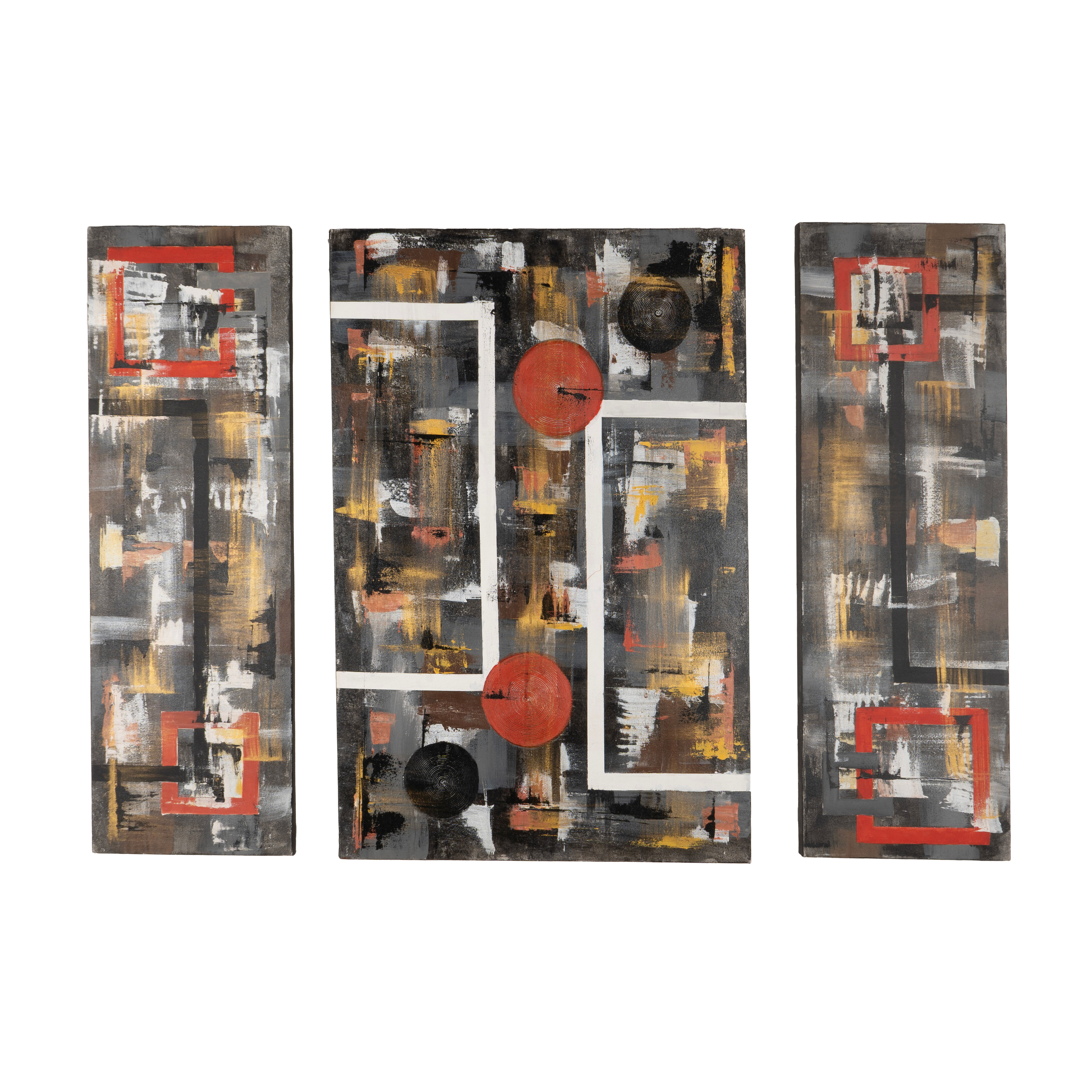 Circles and Squares (Set of 3)