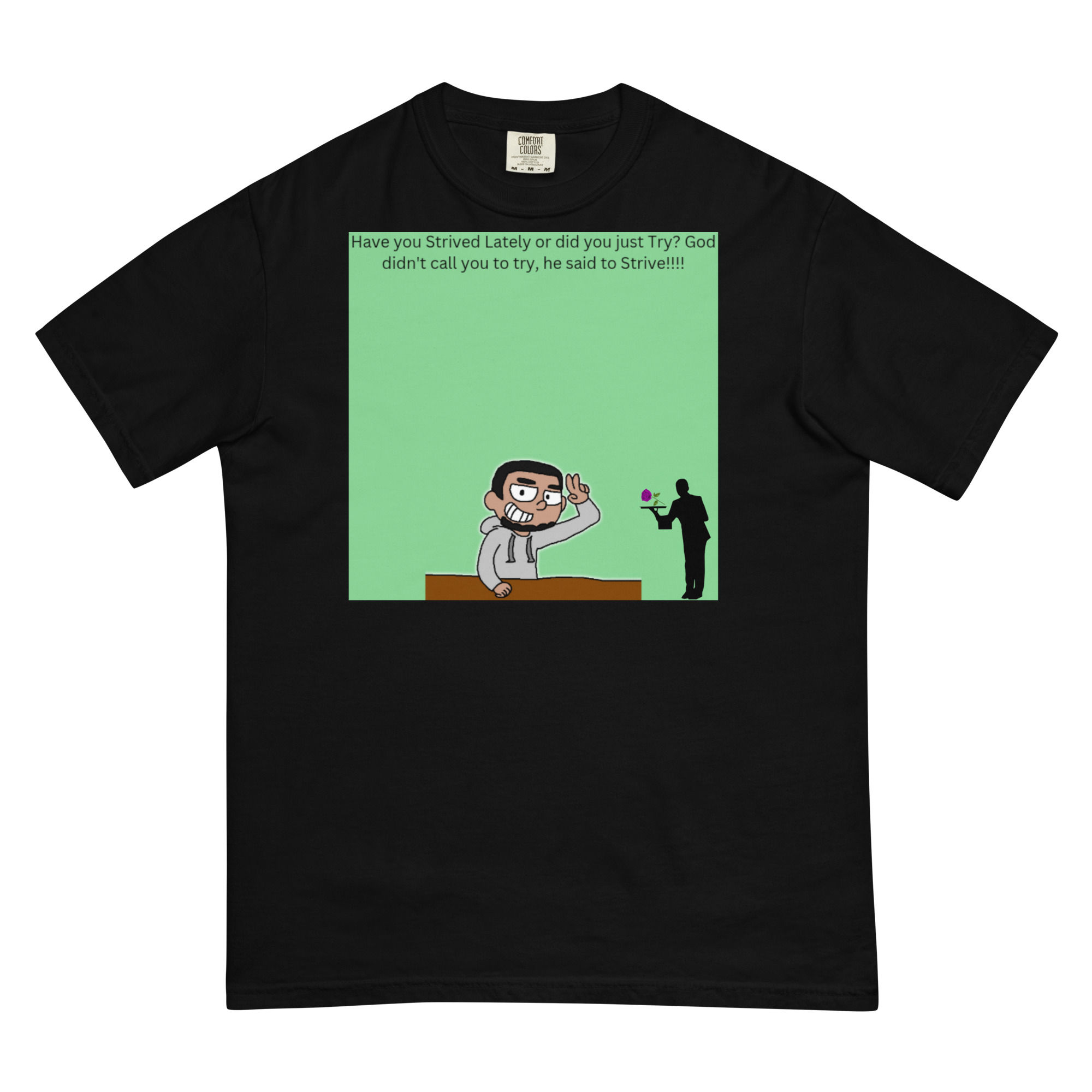 Unisex garment-dyed heavyweight t-shirt