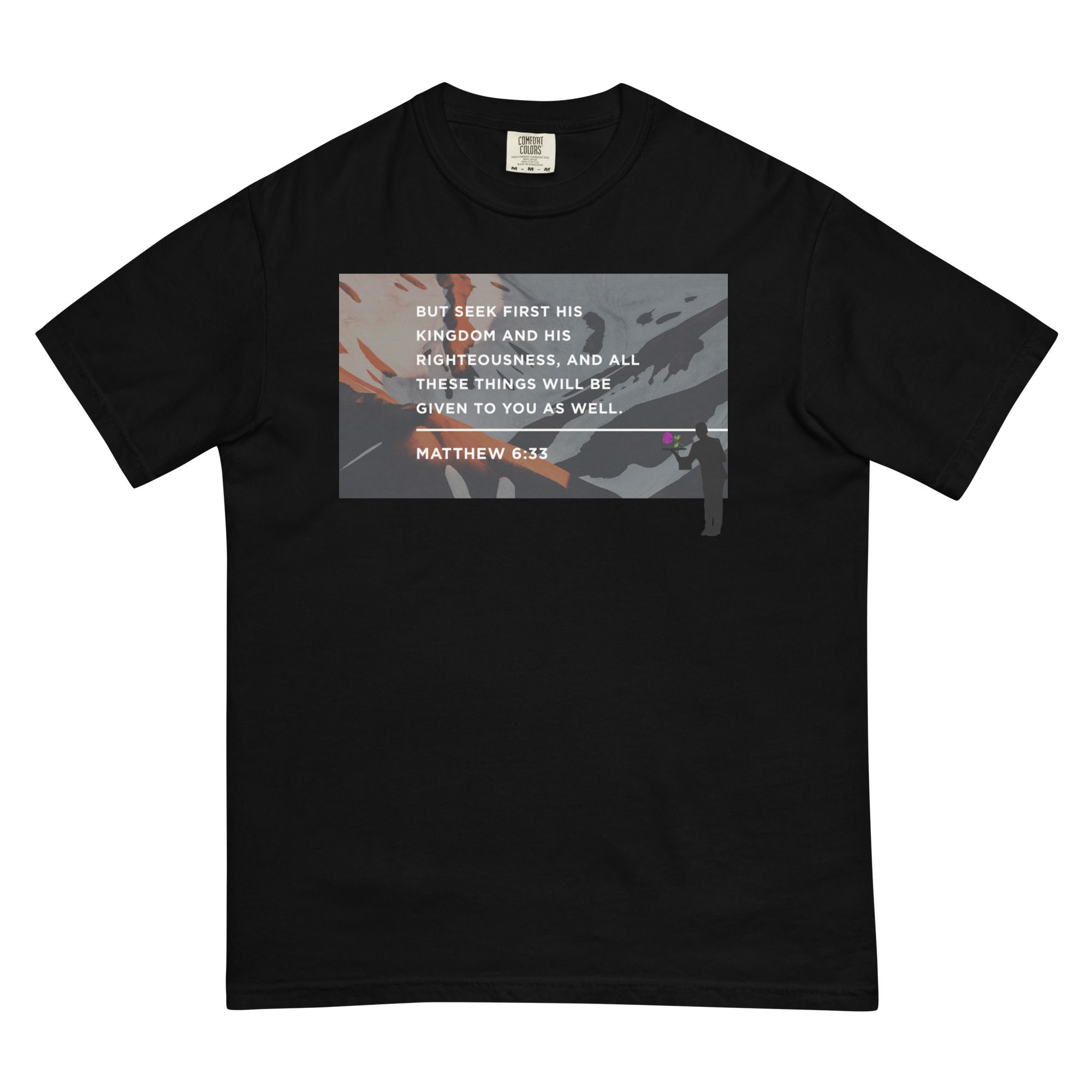 Unisex garment-dyed heavyweight t-shirt