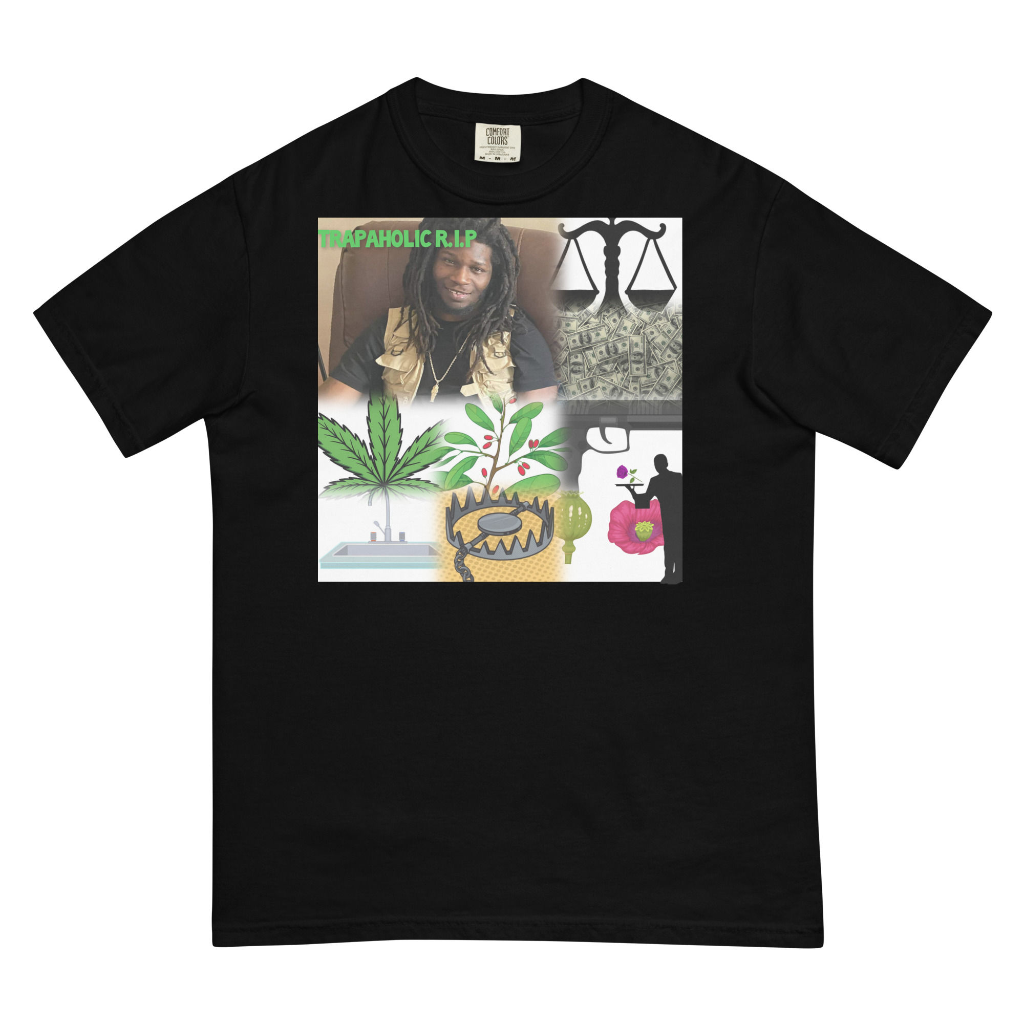 Unisex garment-dyed heavyweight t-shirt