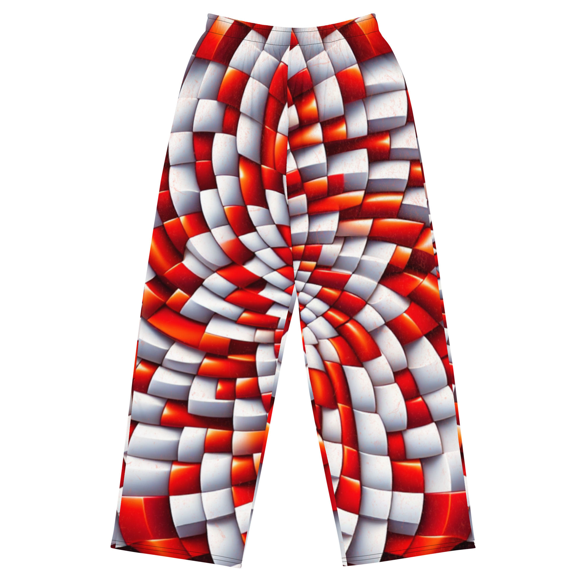 All-over print unisex wide-leg pants