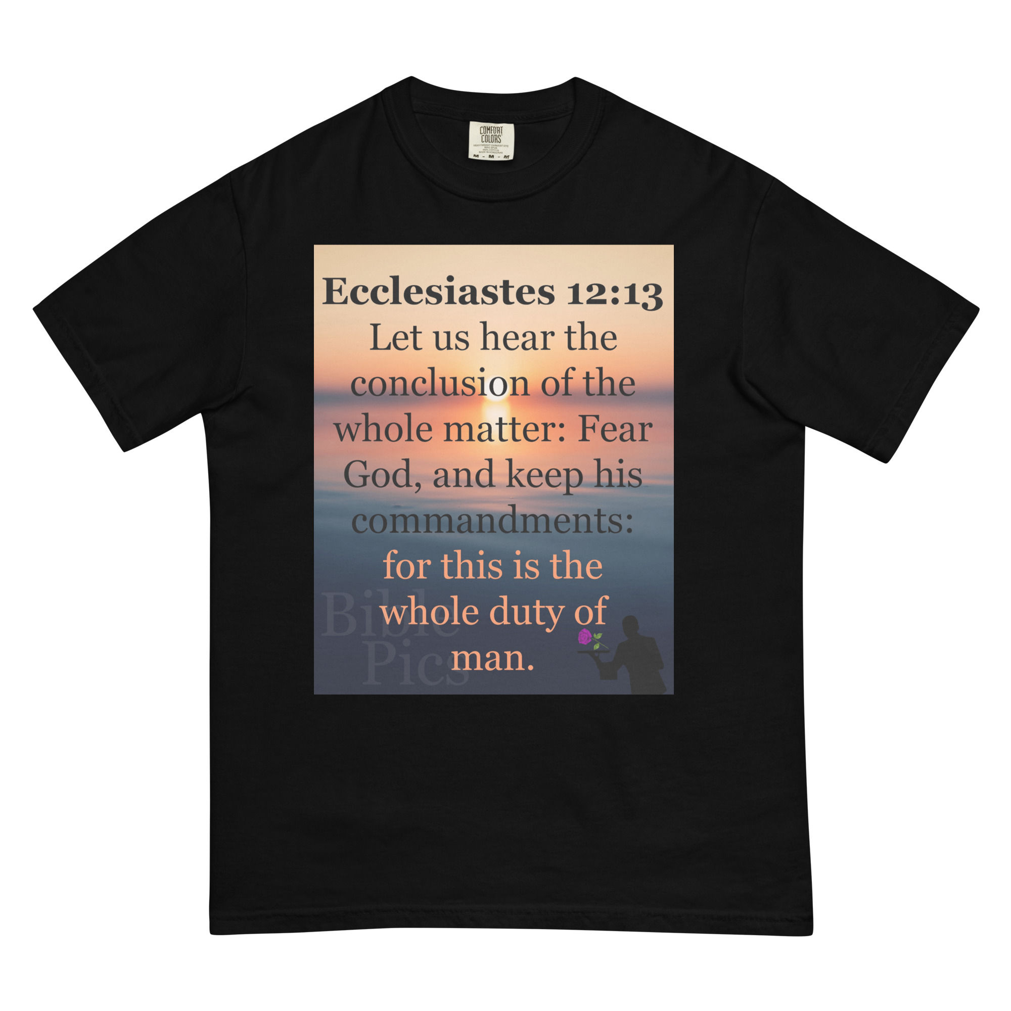Unisex garment-dyed heavyweight t-shirt