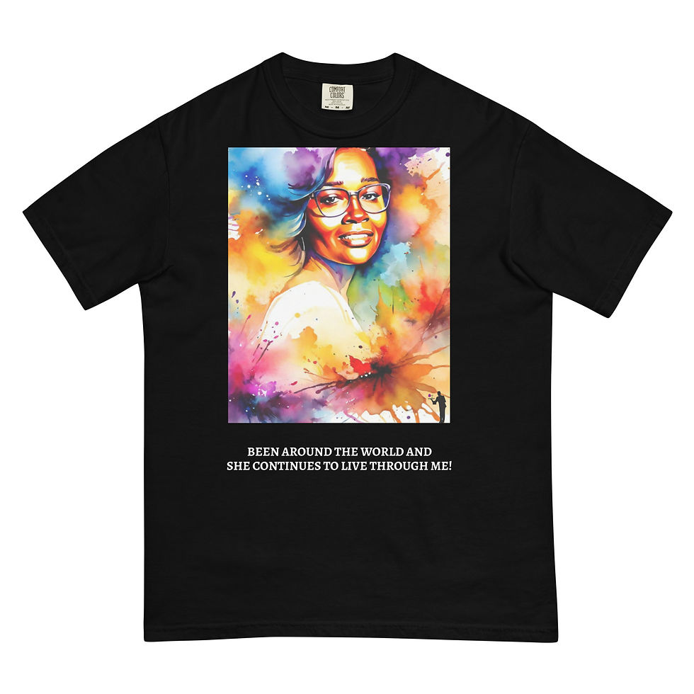 Unisex garment-dyed heavyweight t-shirt