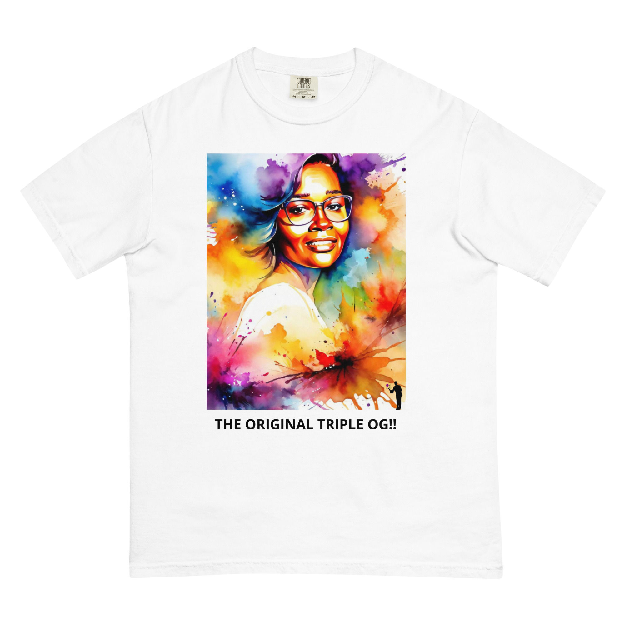 Unisex garment-dyed heavyweight t-shirt