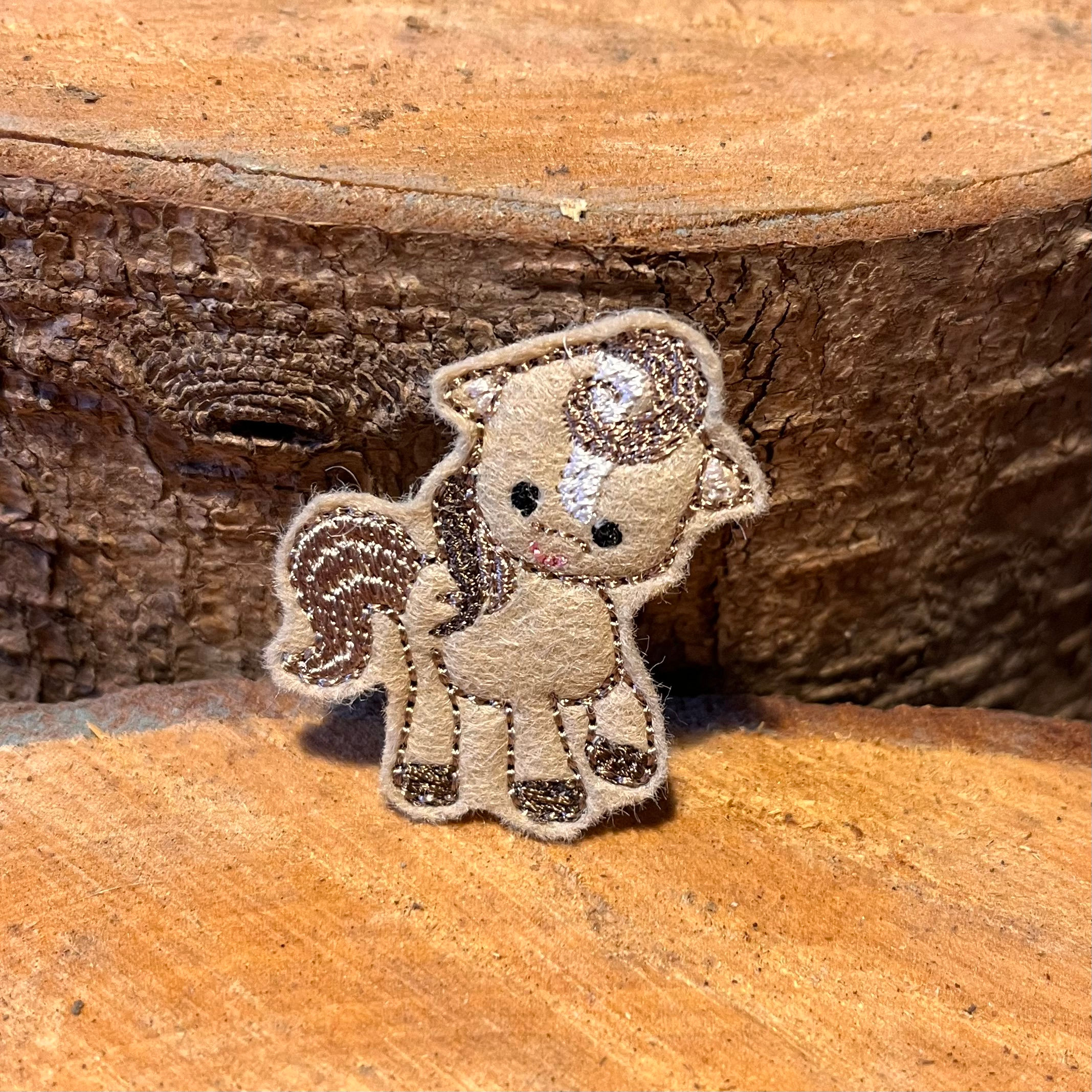 Horse Felt Badge